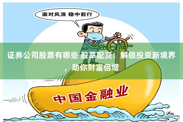 证券公司股票有哪些 股莘配资：解锁投资新境界，助你财富倍增